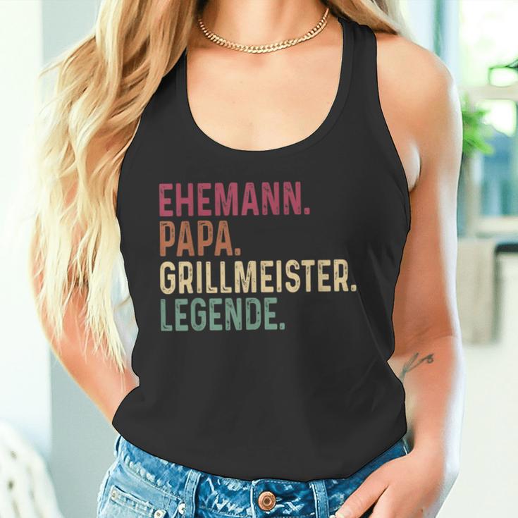 Grillmeister Dad Husband Legend Grill Tank Top