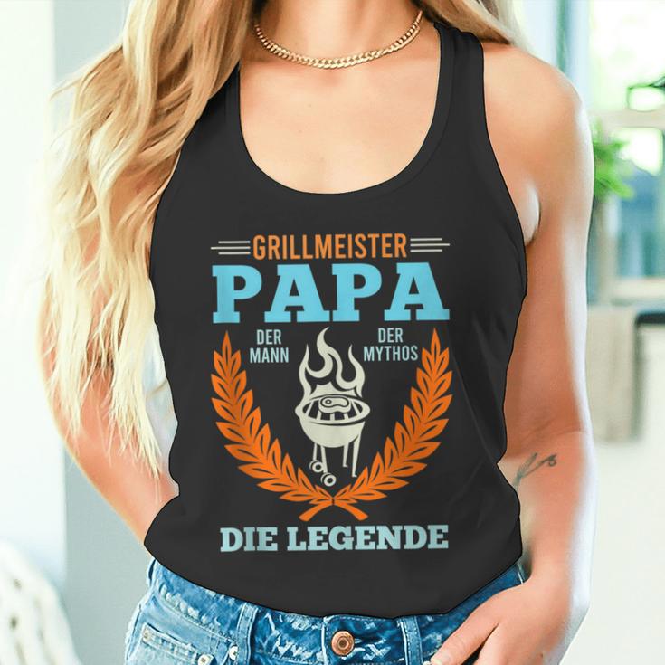 Grillmeister Papa Mann Mythos Legendeaterintage Mann Tank Top