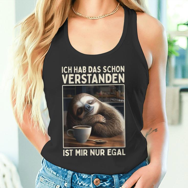 Hab Das Schonerstanden Ist Mir Nur Egal Süßes Slotier Tank Top