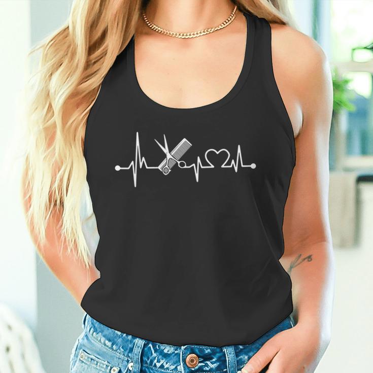 Hairdresser's Heartbeat Hairdresser Tank Top