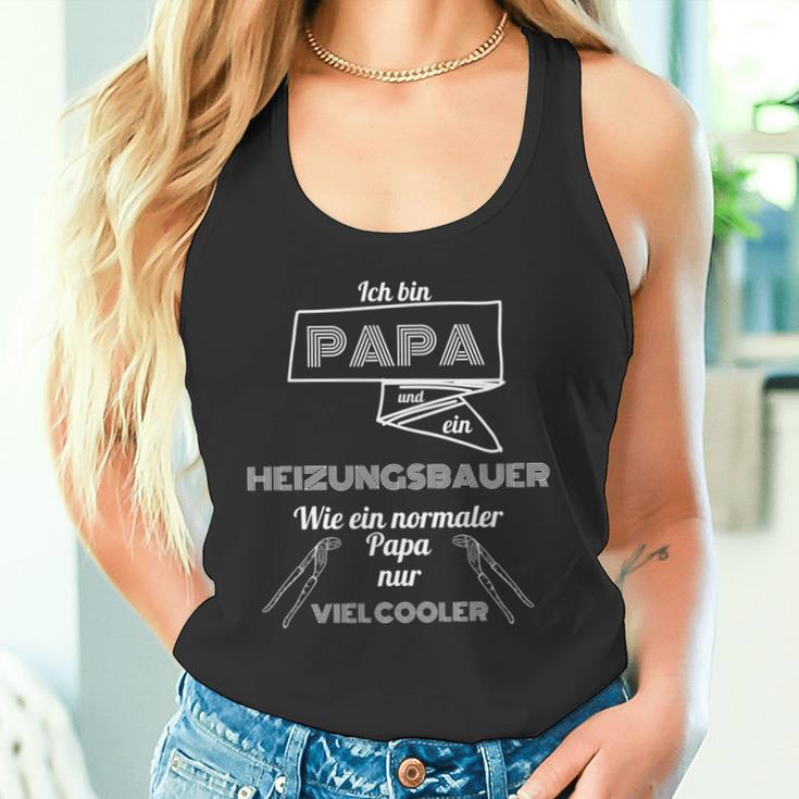 Heizungsbauer Papa For Birth Father's Day Idea Tank Top