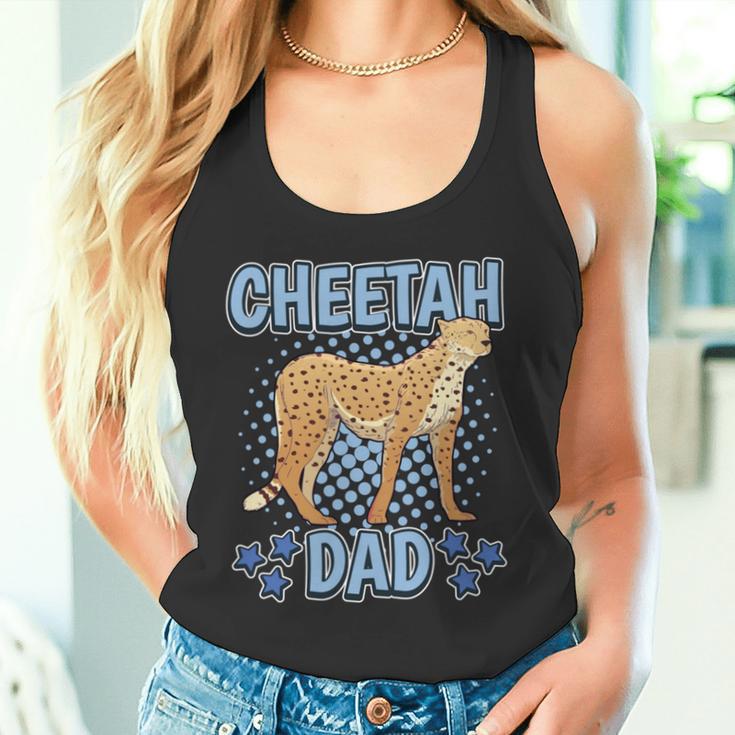 Herren Cheetah Dad Papaatertag Gepard Tank Top