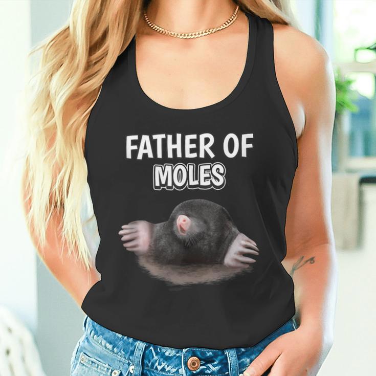 Herren Jungen Father Of Moles Papaatertag Maulwurf Tank Top