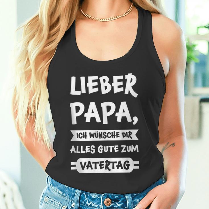 Herren Lieber Papa Alles Gute Zumatertag Papaatertag Tank Top