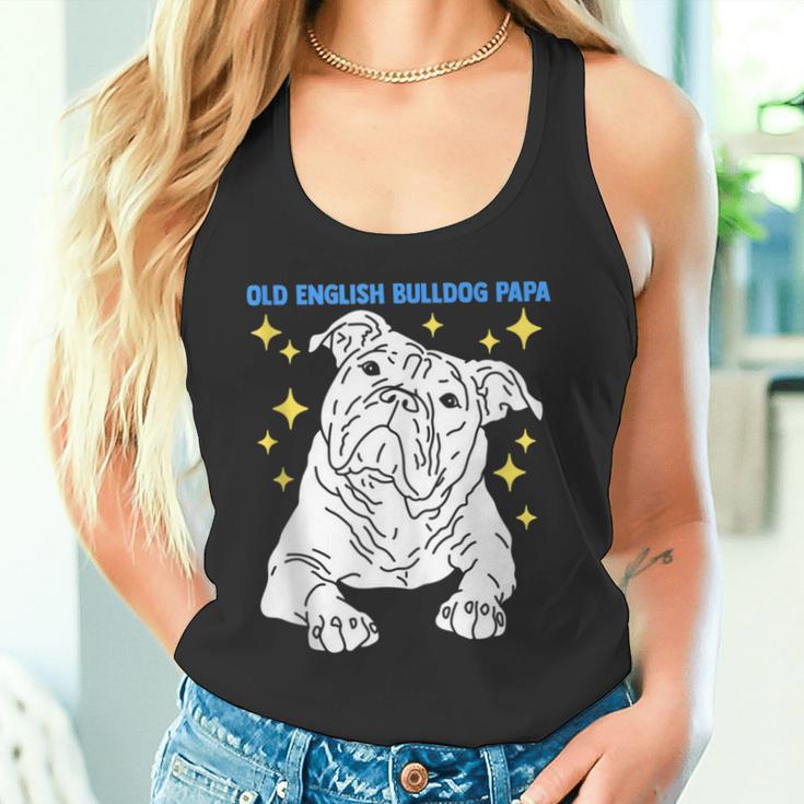 Herren Old English Bulldog Papa Herrchen Old English Bulldog Tank Top