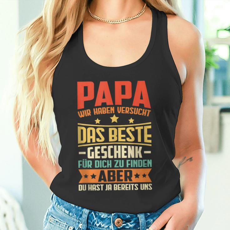 Herren Papa Undater Geschenk Lustiger Spruch Herrenatertag Tank Top