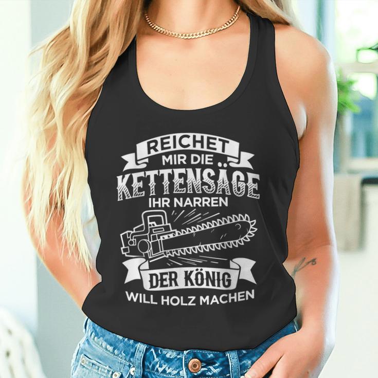 Herren Reichet Mir Die König Will Holz Machen Tank Top