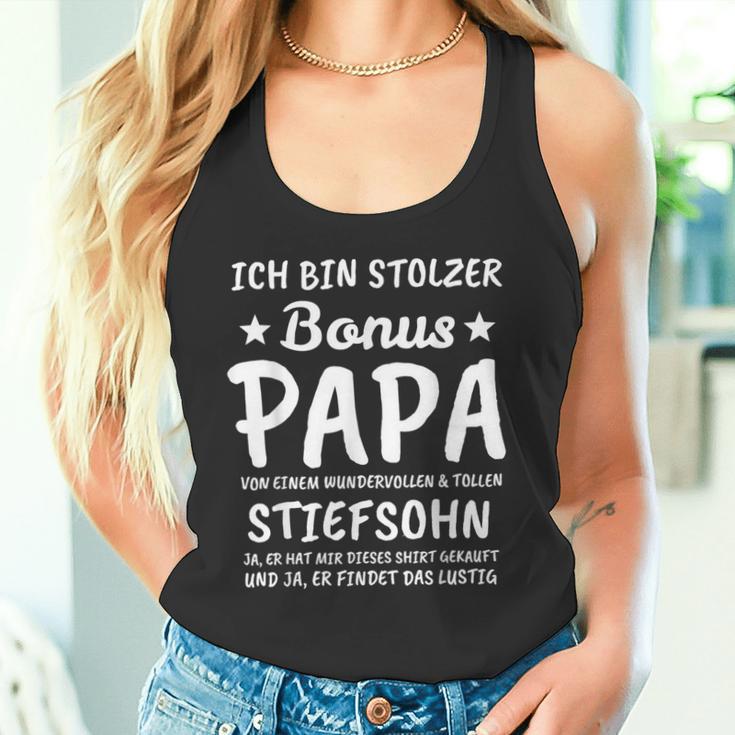 Herren Stiefvater Stiefsohn Bonus Papa Tank Top