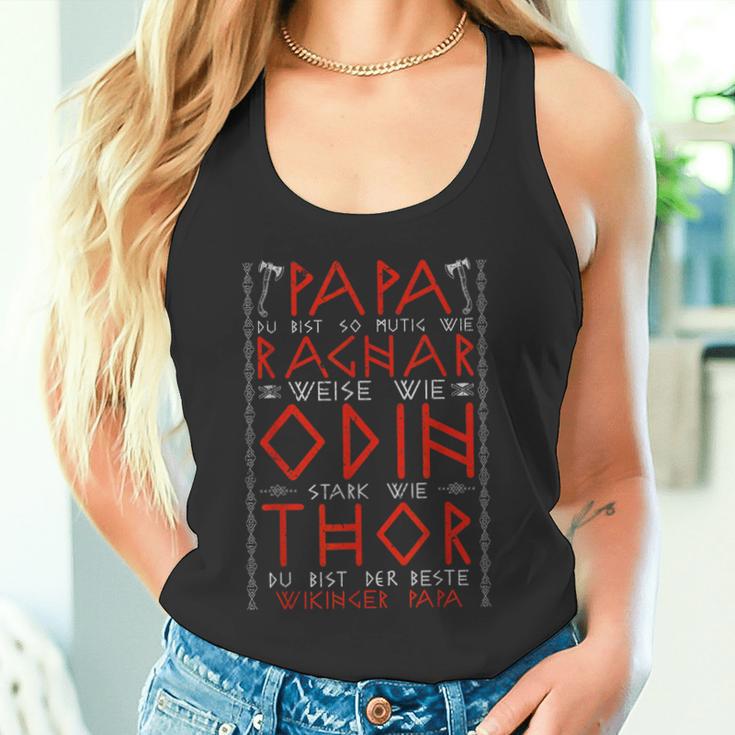 Herrenatertag Ehemannater Papa Wikinger Tank Top