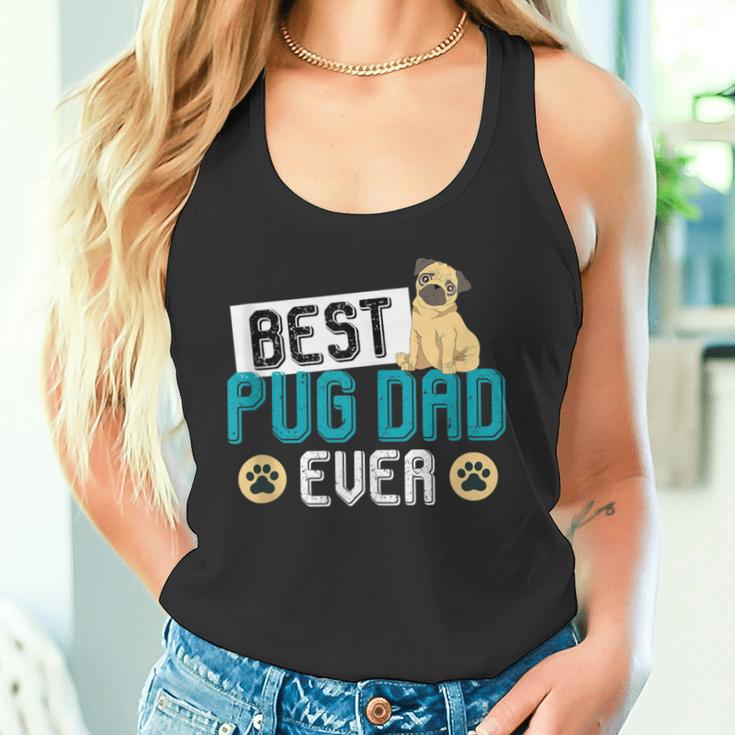 Hunde Papa Geschenk Zumatertag Mops Tank Top