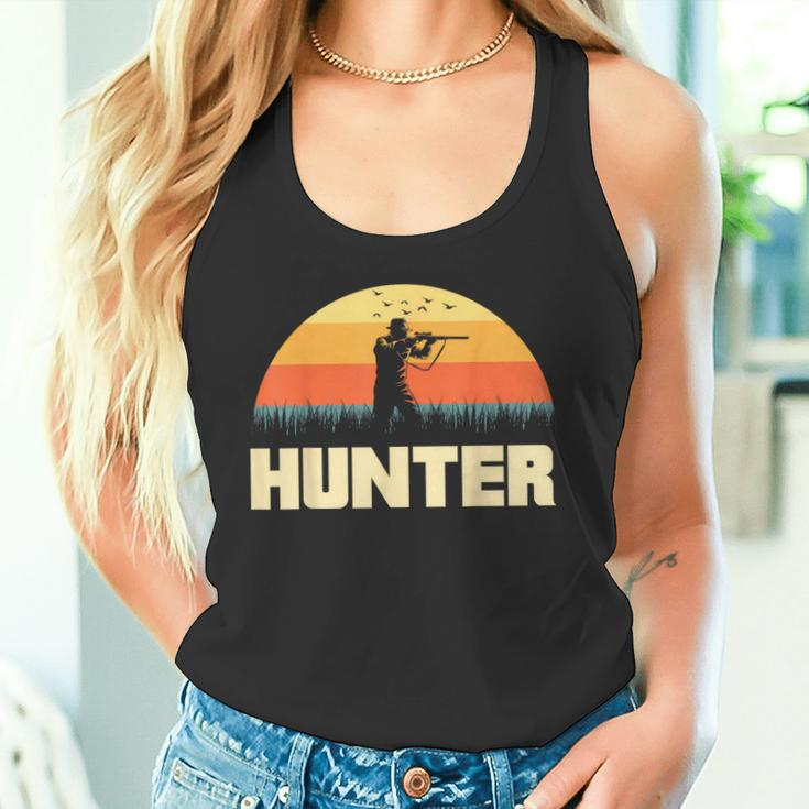 Hunter Silhouette At Sunset Hunter Tank Top