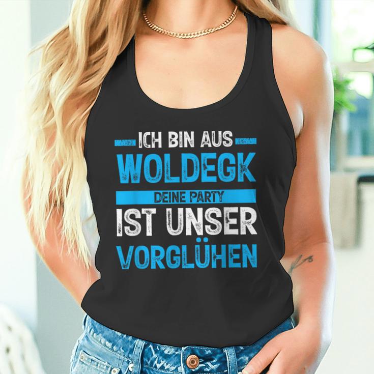 Ich Bin Aus Woldegk Deine Party Ist Unserorglühen Tank Top