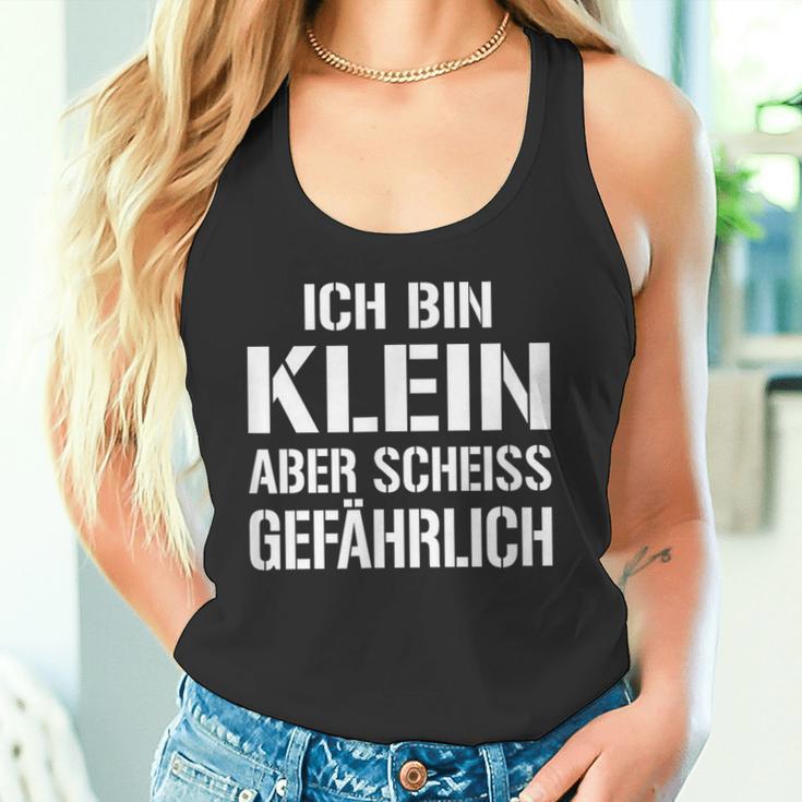 Ich Bin Klein Aber Scheiss Gefährlich Kampfzwerg Tank Top