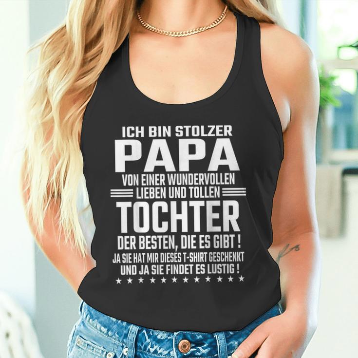 Ich Bin Stolzer Papa Einer Wundervollen Tochter -Atertag Tank Top