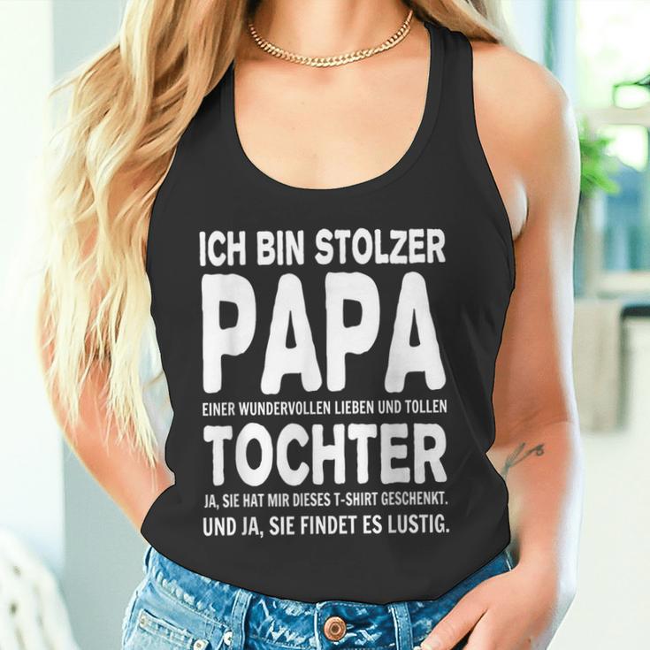 Ich Bin Stolzer Papa Einer Wundervollen Tochter Tank Top