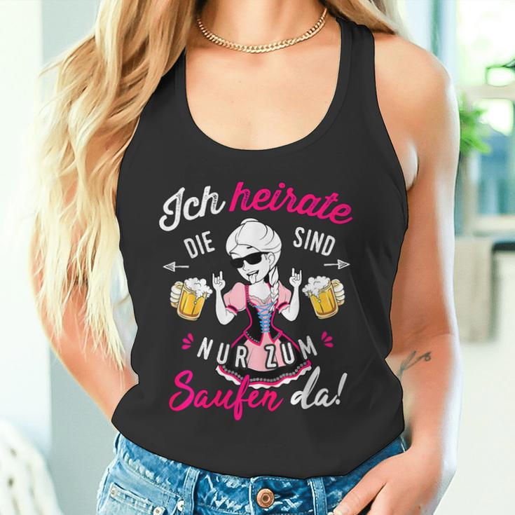 Ich Heirate Die Anderen Sind Nur Zum Saufen Hier Tank Top