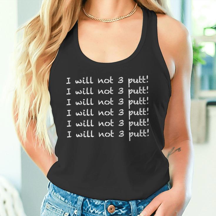 Ich Werde Nicht 3 Putt Tank Top