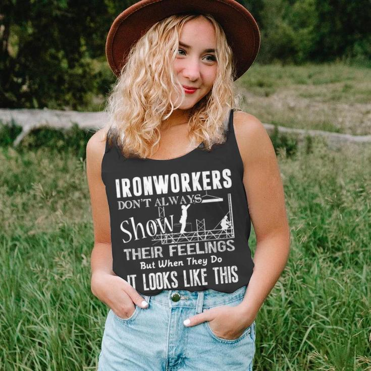 Ironworkers Don't Always Show Their Feelings Tank Top