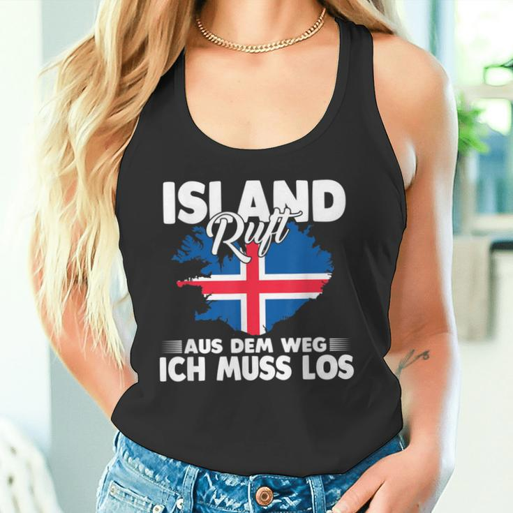 With Island Ruft Aus Dem Weg Ich Muss Los Tank Top