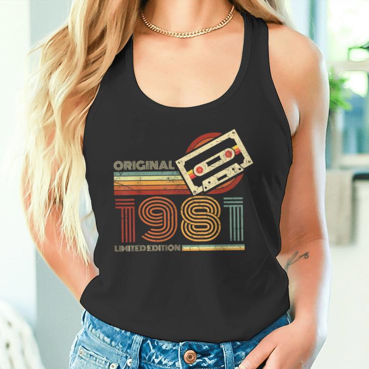 Jahrgang 1981 Retro Geburtstags Zum 43 Geburtstag Tank Top