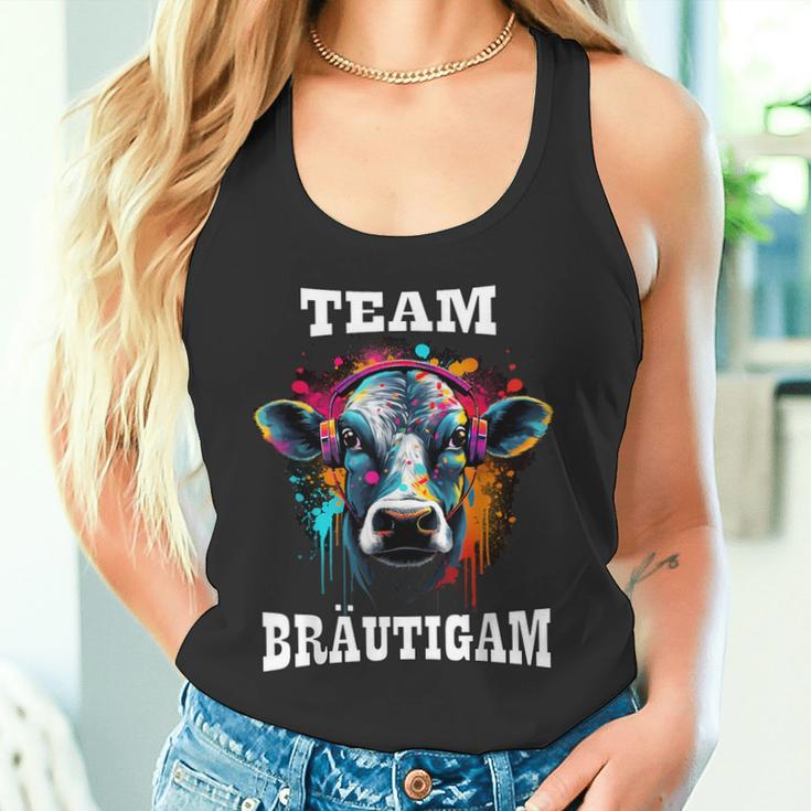 Jga Team Bräutigam Kuh Bauern & Landwirt Poltern Tank Top