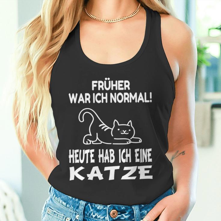 Katzen Sprüche Katze Papa Katzen Tank Top