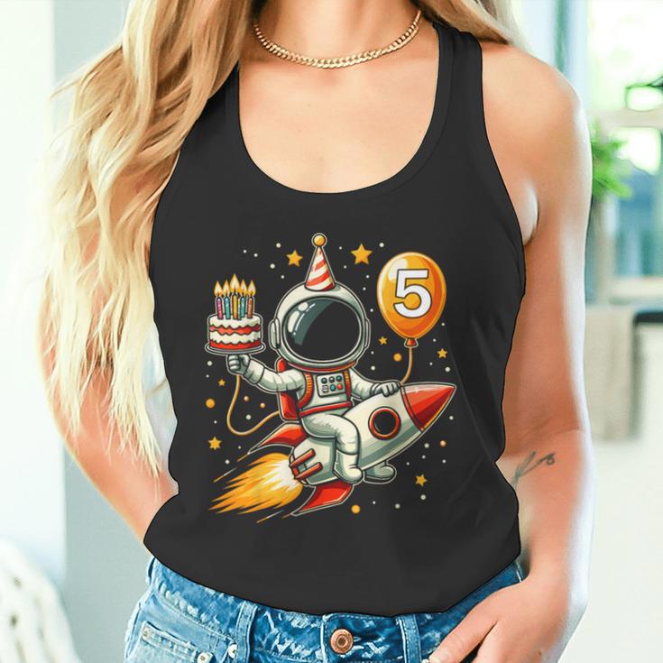 Kinder 5 Jahre Alt Raumschiff Rakete Geburtstag Astronaut Weltraum Tank Top