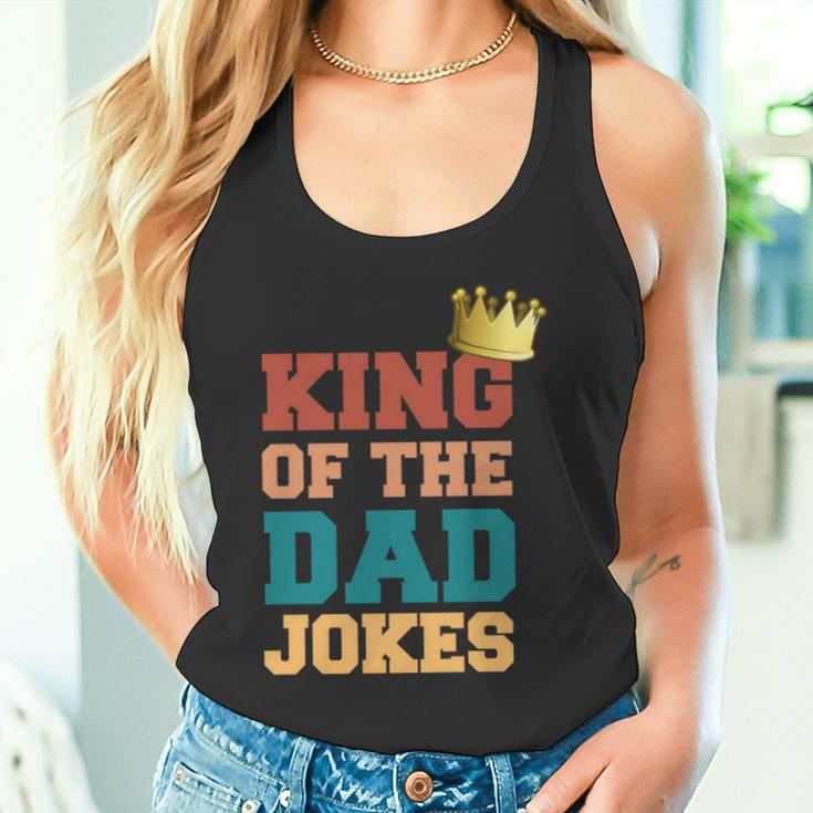 König Desaters Witze Papa Wortspiele Krone Happy Tank Top