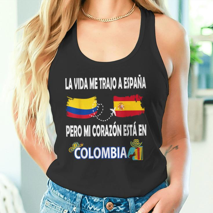 Laida Me Trajo A España Pero Mi Corazón Está En Colombia Camiseta sin  mangas | Regaloses US