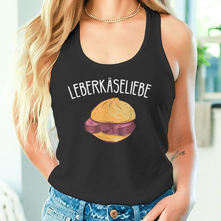 Leberkäse Liebe I Leberkas Fleischkäse Motiv Für Metzger Tank Top