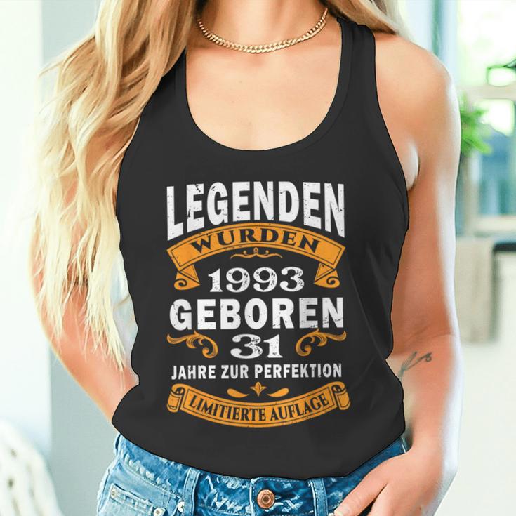 Legenden 1993 Geboren Geschenk Jahrgang 31 Geburtstag Tank Top