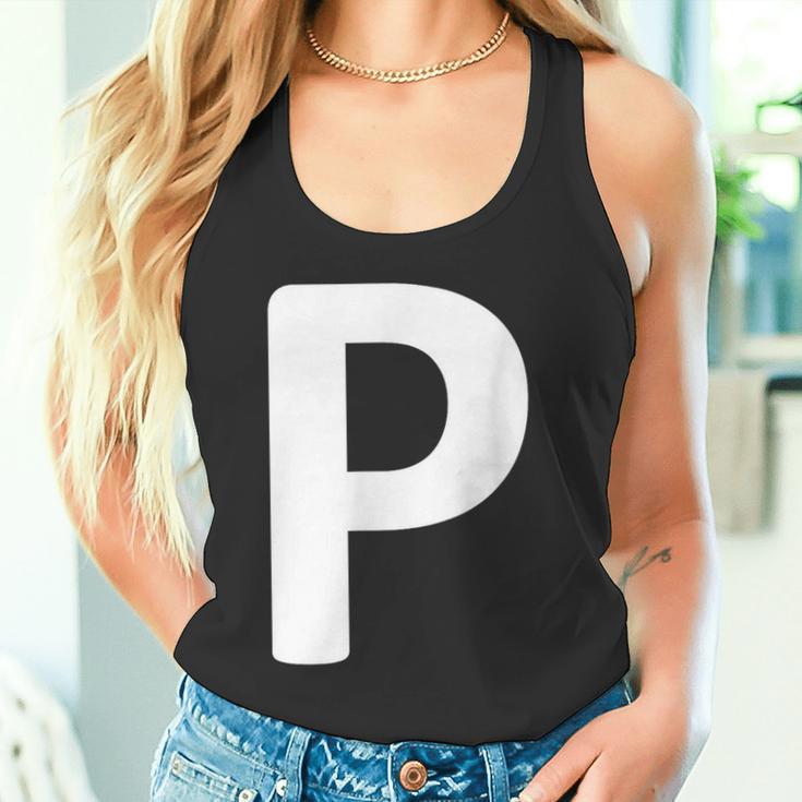 Letter P Tank Top