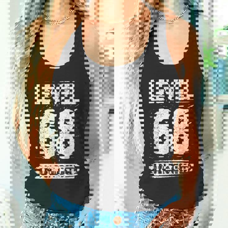 Level 68 Unlocked 68 Aniversario De Boda 68 Años Camiseta sin mangas
