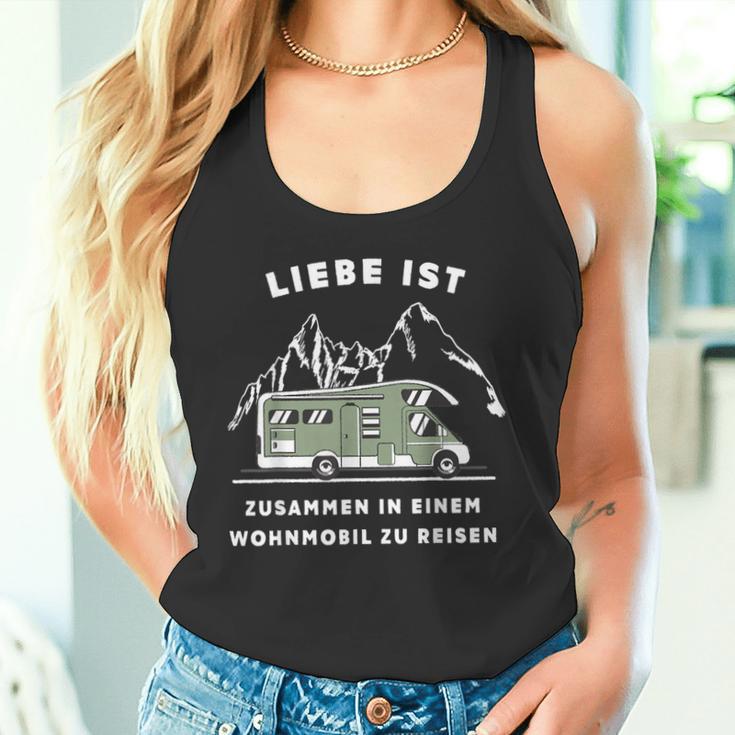 Liebe Ist Und Mit Dem Wohnmobil Zu Reisen Camper S Tank Top