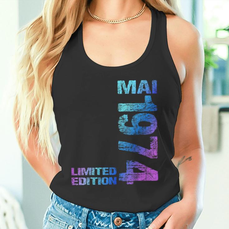 Limited Edition Mai 1974 Mann Frau 50 Geburtstag Tank Top