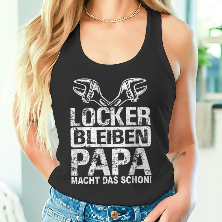 Locker Bleibpapa Macht Das Schon Heimwerker Screwdriver Tank Top