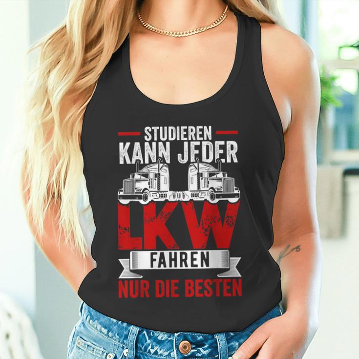 Lorry Driver Studier Kann Jeder Lruck Fahren Nur Die Beste S Tank Top