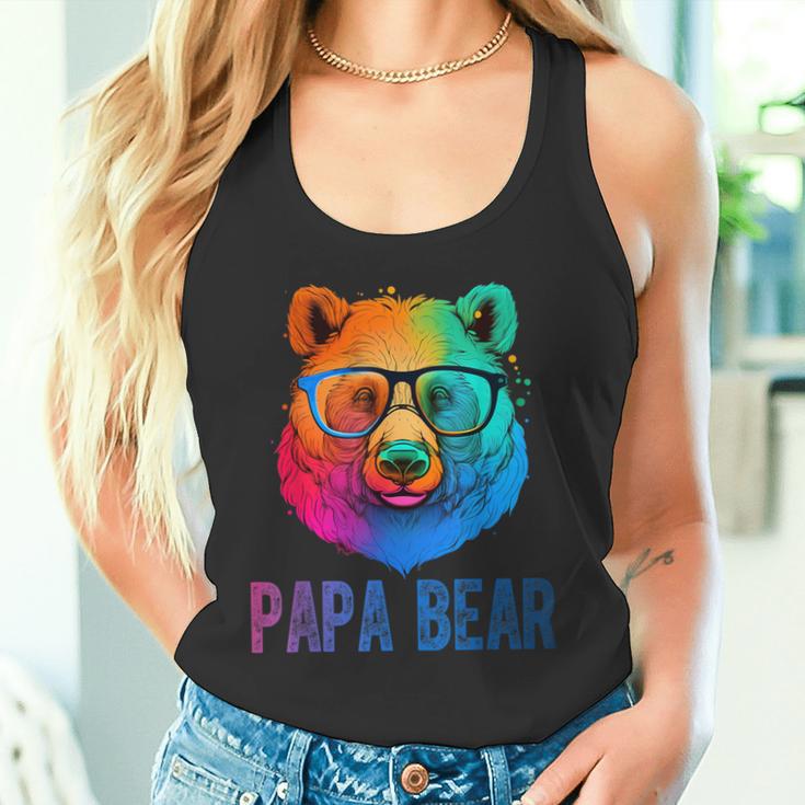 Lustiger Papa-Bär-Vatertag Opa-Vater Tank Top