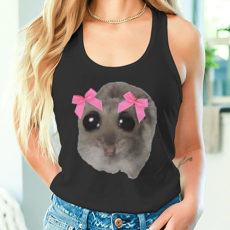 Lustiges Hamster Hamsti Dame Meme Tank Top