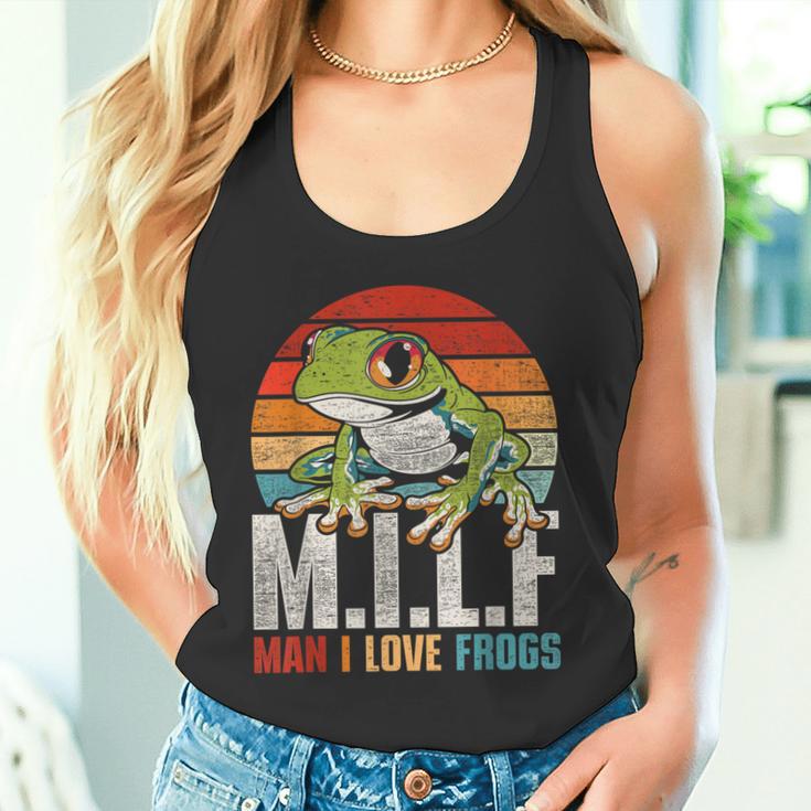 Man I Love Frogs Red Eye Leaf Frog Tank Top