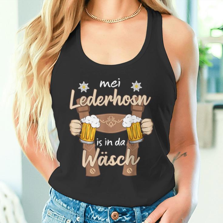 Mei Lederhosn Is In D Wäsch Oktoberfest Costume Replacement S Tank Top