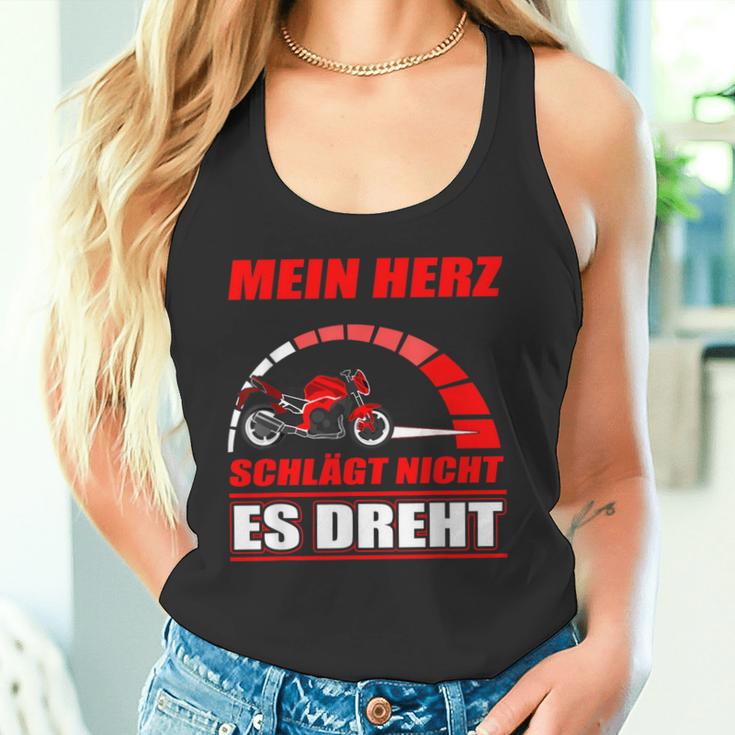 Mein Herz Schlägt Nicht Es Dreh- Motorcycle Biker Tank Top