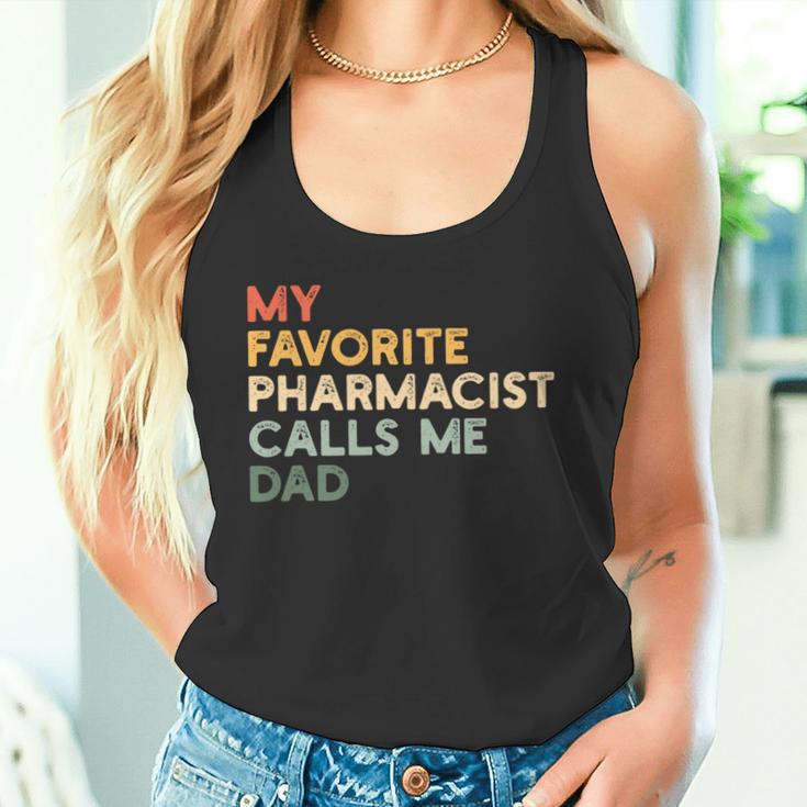 Mein Lieblingsapotheker Nennt Mich Papa Lustiger Apothekertag Tank Top