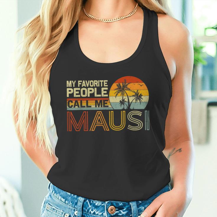 Meine Lieblingsmenschennen Mich Mausiintage Retro Mausi Tank Top