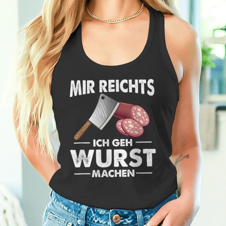 Mir Reichs Ich Geh Wurst Machen Butcher Tank Top