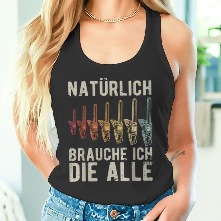 With Natürlich Brauche Ich Die Alle Chainsaw Motif S Tank Top