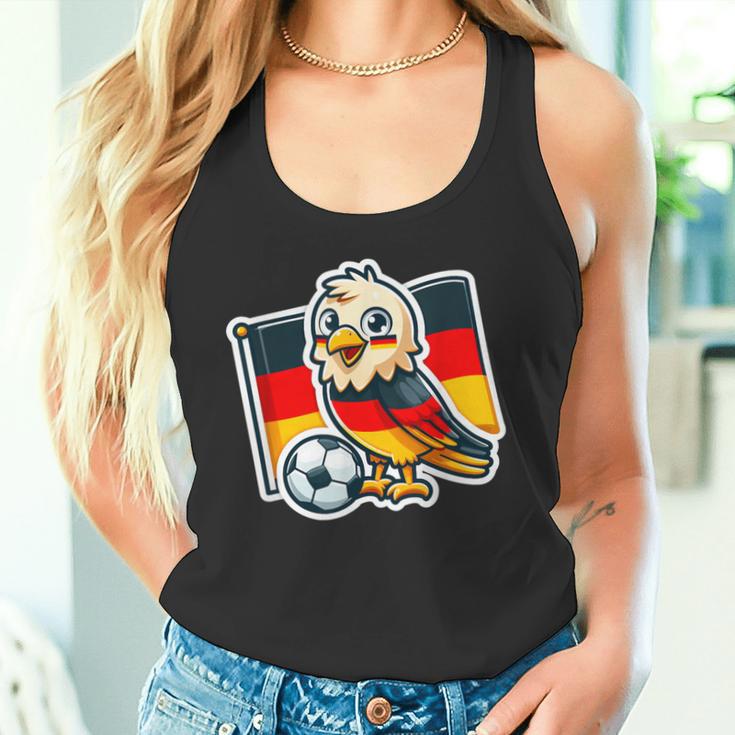 Niedlicher Adler Deutsch Banner Fan Deutschland Flagge Tank Top