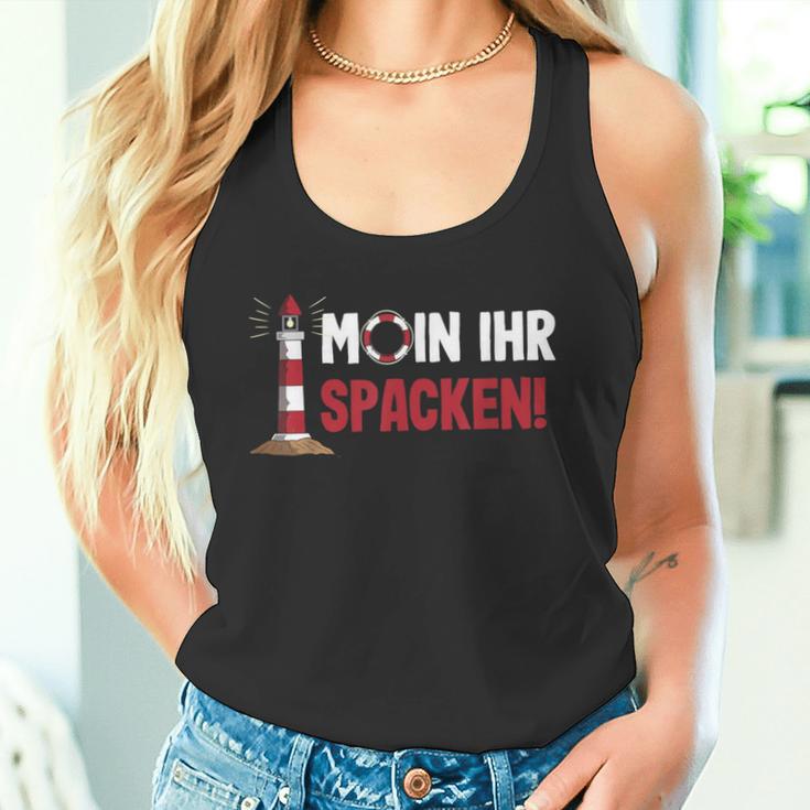 Norddeutsch Moin Ihr Spacken Flat German Tank Top