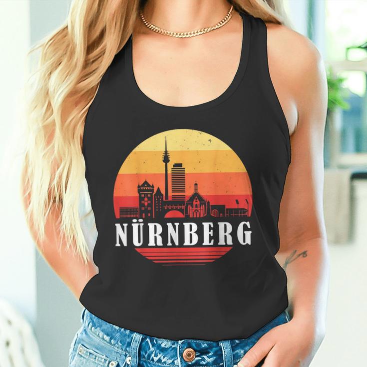 Nuremberg Skyline In Retrointage Style Tank Top