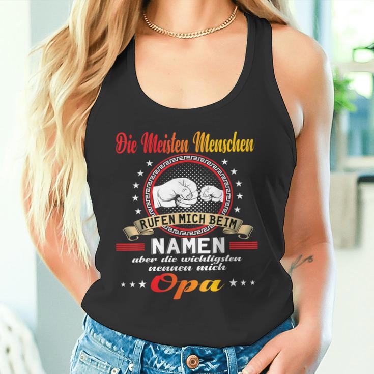 Opa Atertag Papa Stolzer Grossvater Geschenk Tank Top